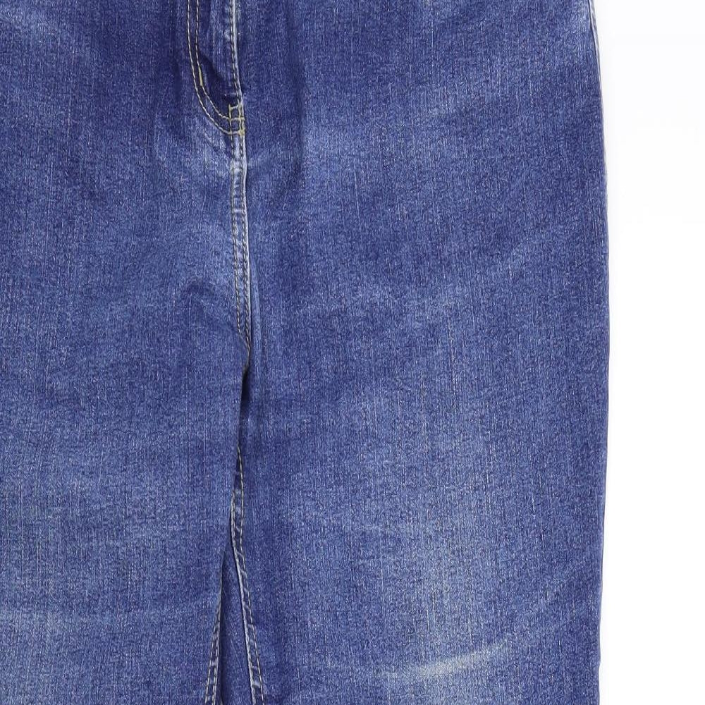 M&S Womens Blue   Bootcut Jeans Size 16 L27 in