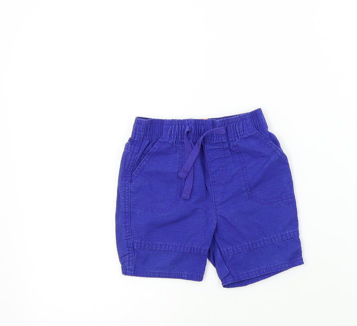 TU Boys Blue Colourblock  Cropped Trousers Size 12-18 Months