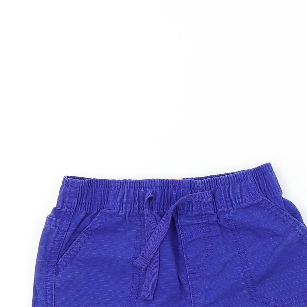TU Boys Blue Colourblock  Cropped Trousers Size 12-18 Months