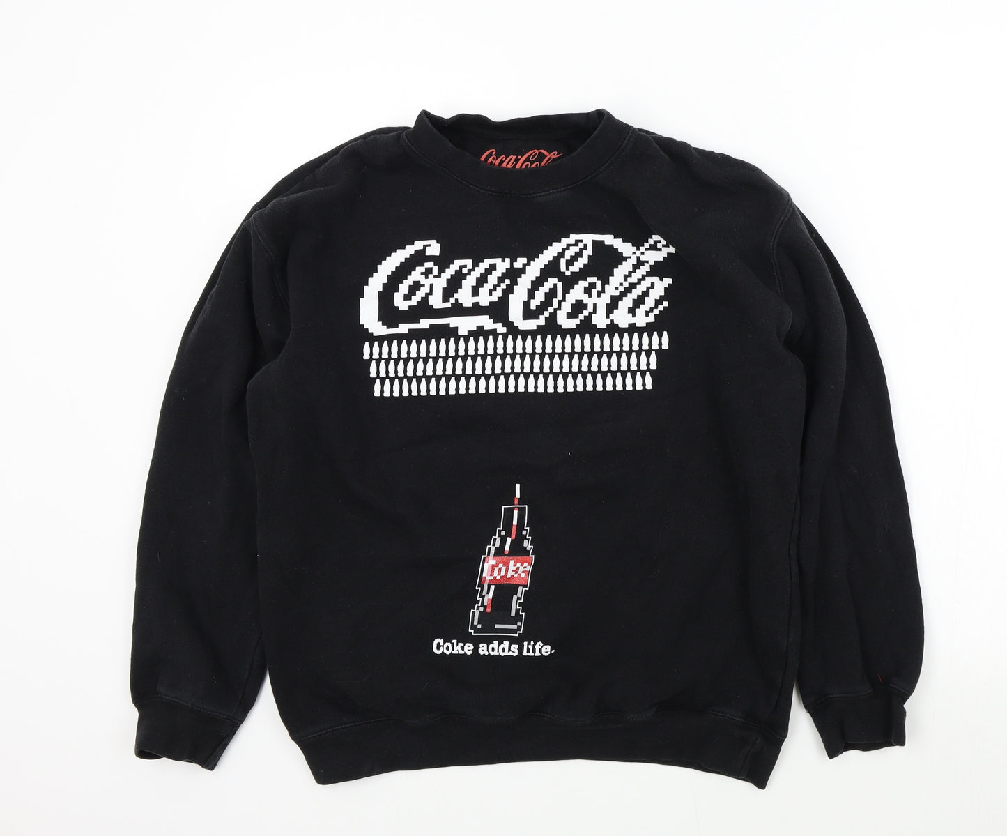 Coca-Cola Mens Black   Pullover Jumper Size L