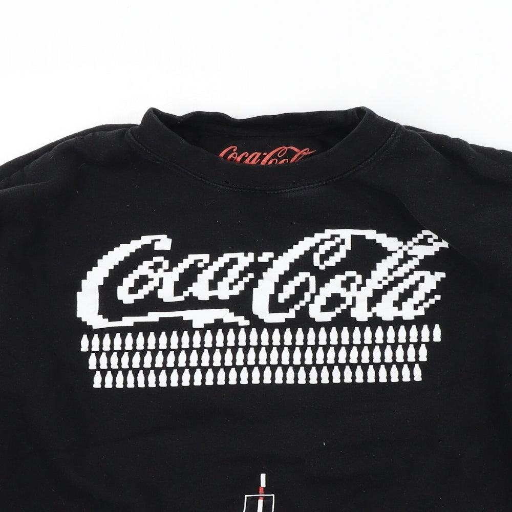 Coca-Cola Mens Black   Pullover Jumper Size L