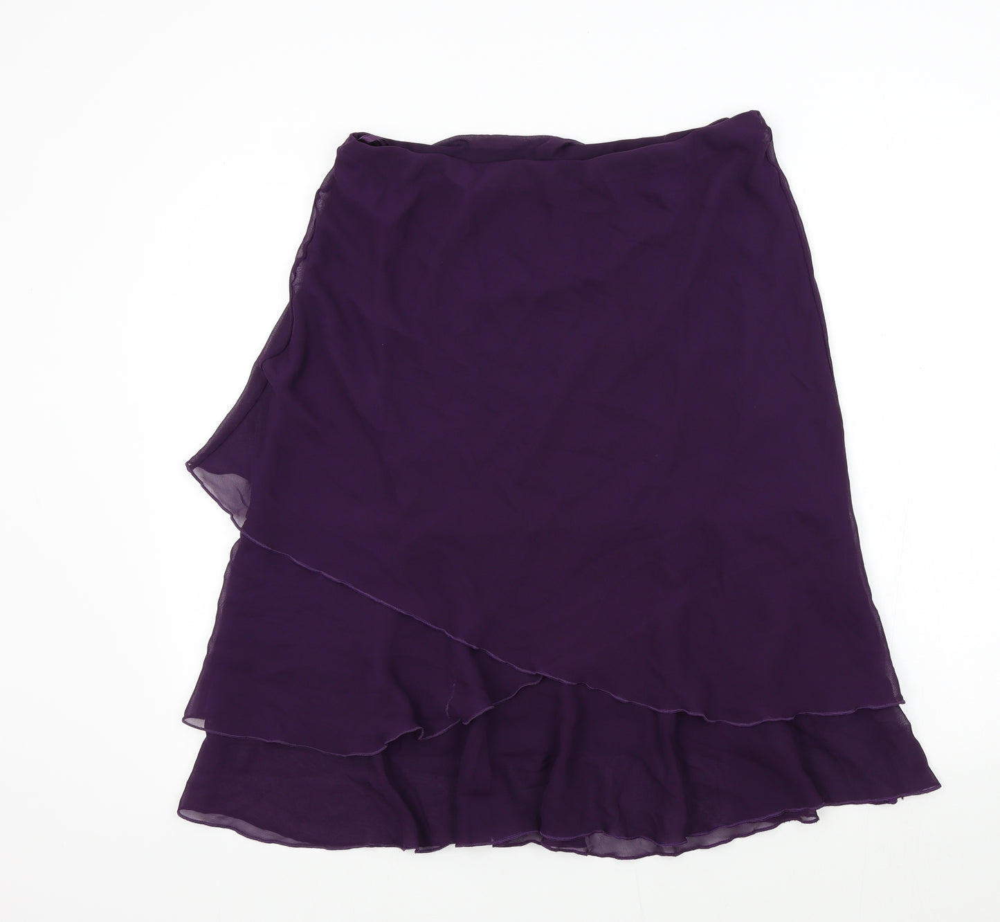 BM Womens Purple   Flare Skirt Size 16
