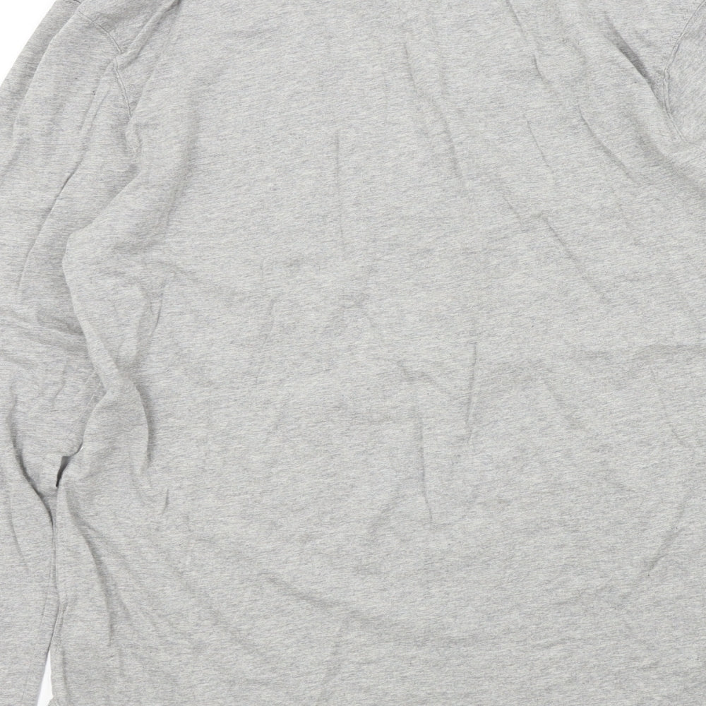 Tommy Hilfiger Mens Grey Colourblock   T-Shirt Size M