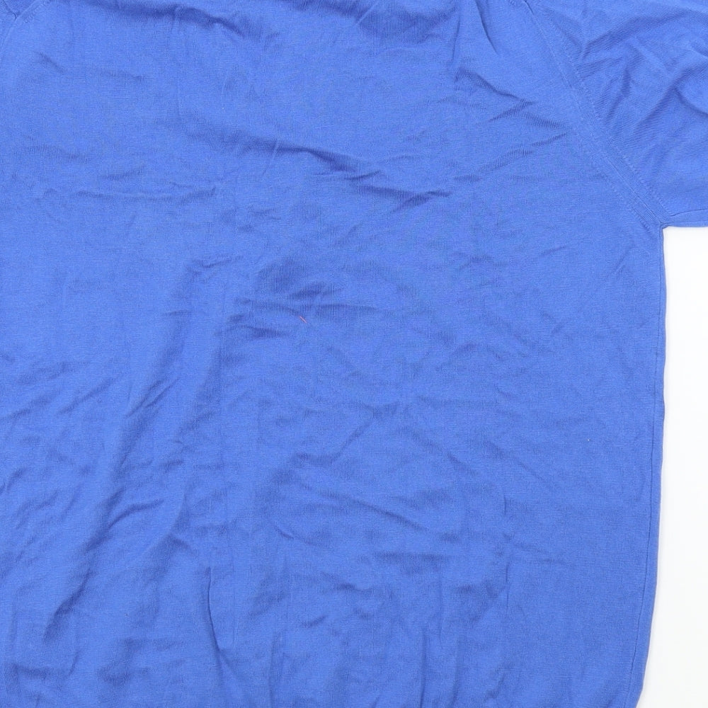 John Smedley Mens Blue   Pullover Jumper Size S