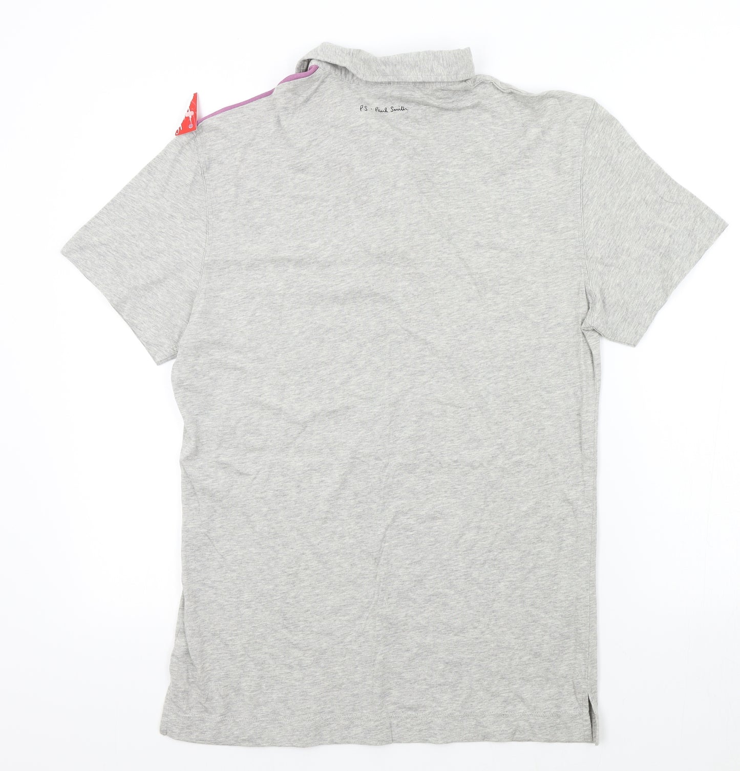 Paul Smith Mens Grey Colourblock   Polo Size M