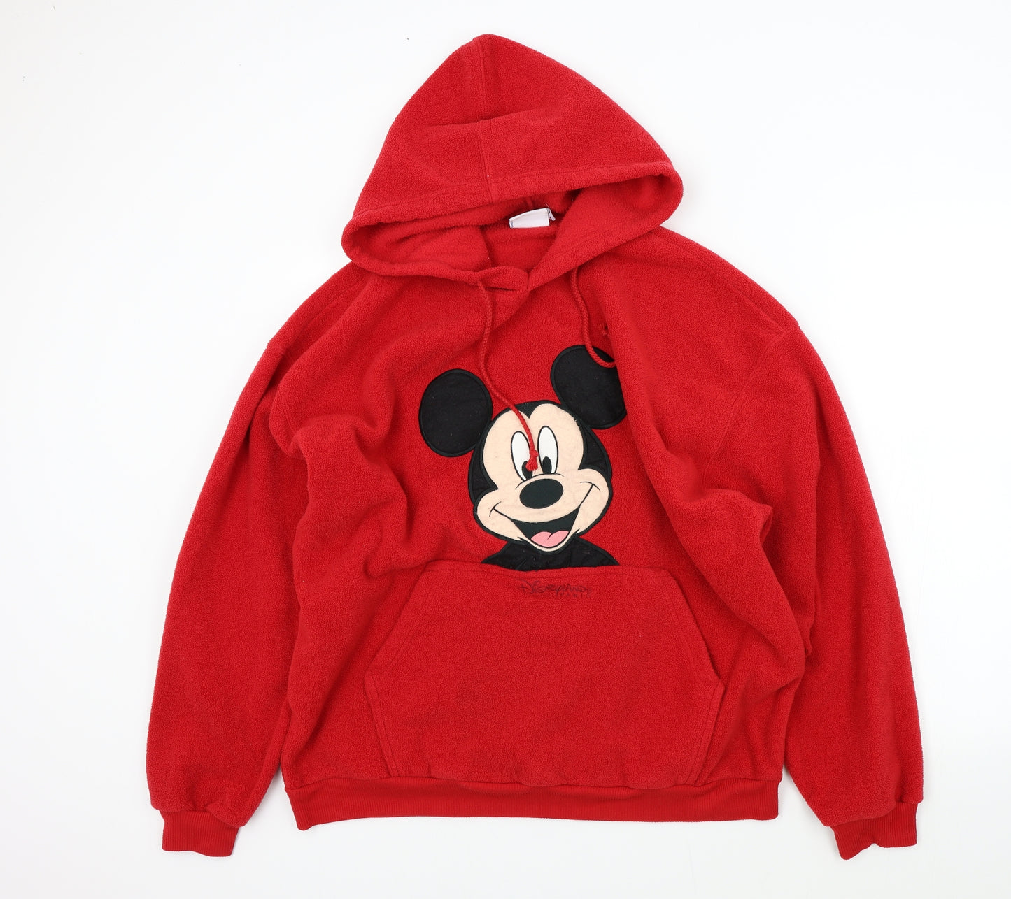 Disney Womens Red   Pullover Jumper Size L  - disney mickey mouse
