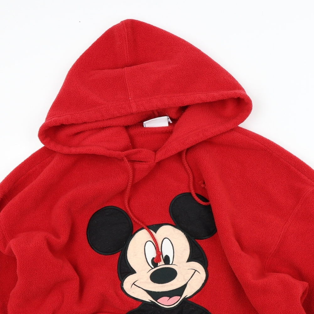 Disney Womens Red   Pullover Jumper Size L  - disney mickey mouse