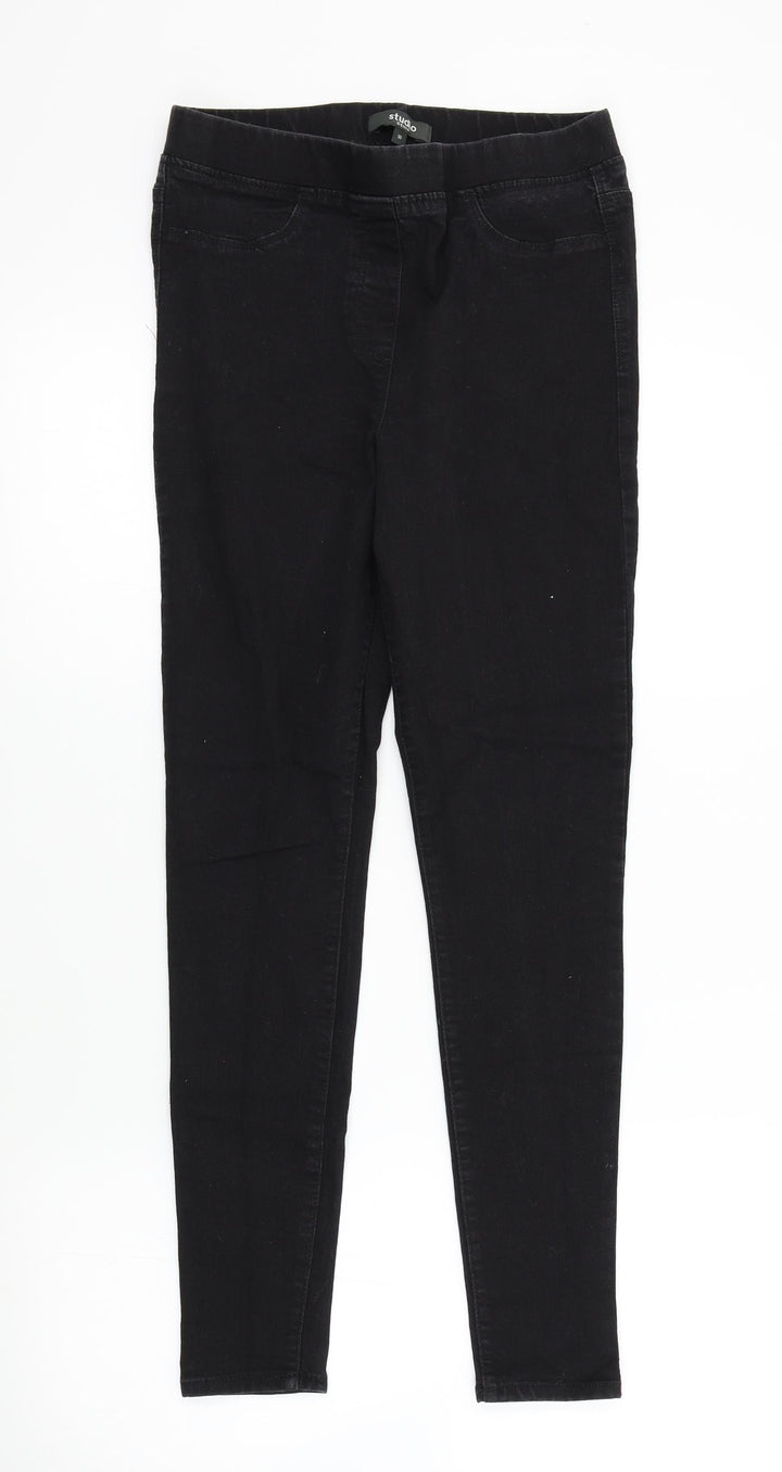 Studio Womens Black   Skinny Jeans Size 10 L27 in