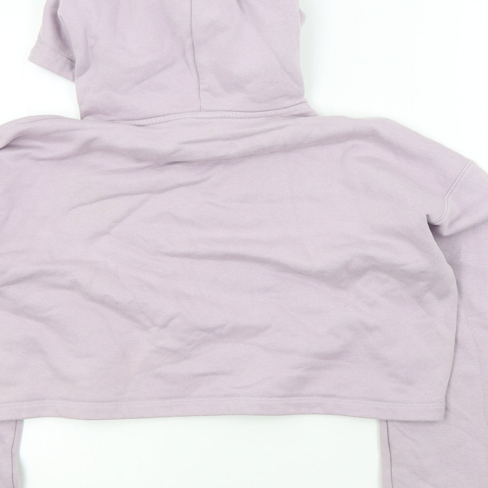 adidas Womens Pink Colourblock  Pullover Hoodie Size 12