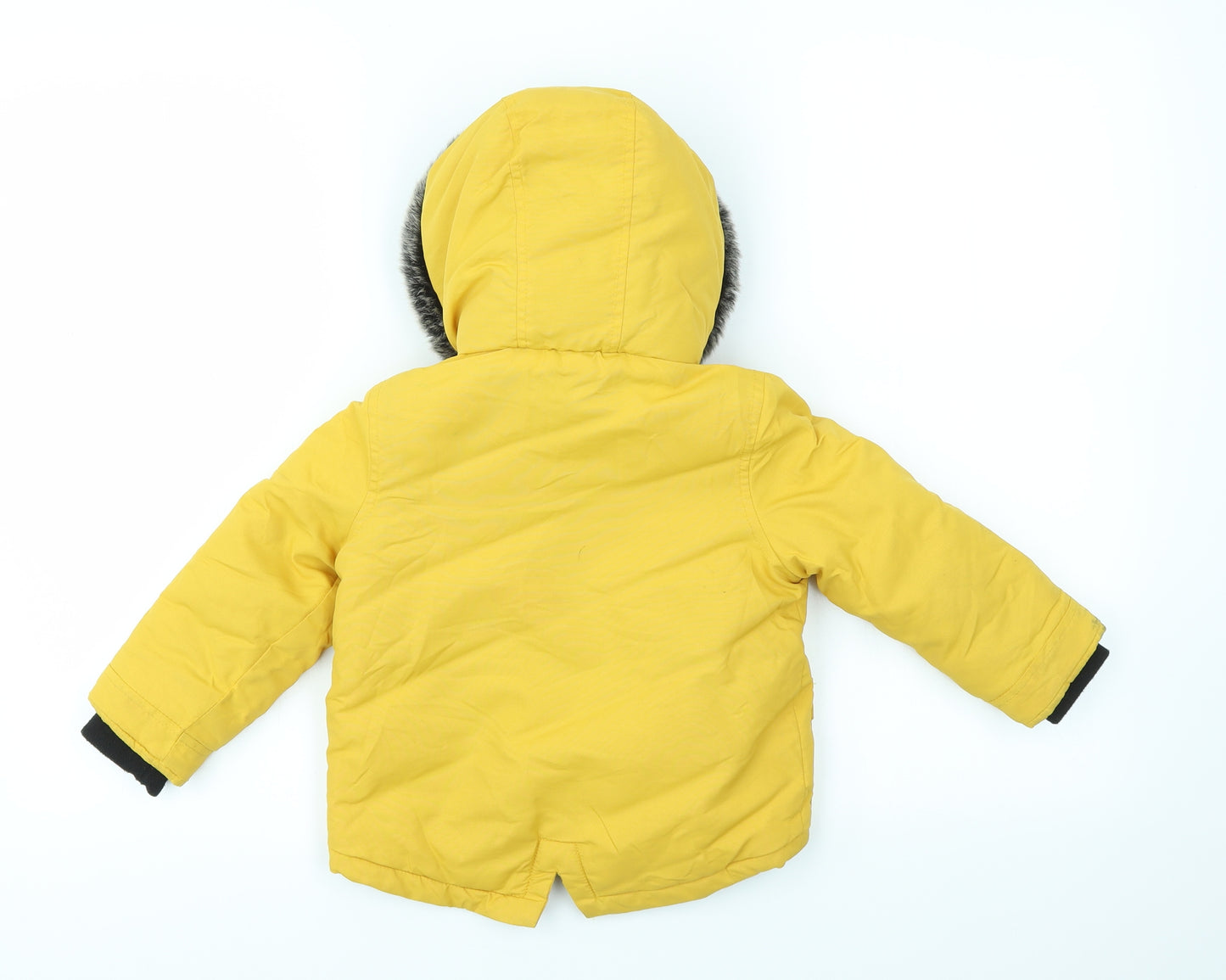 TU Boys Yellow   Basic Coat Coat Size 2 Years