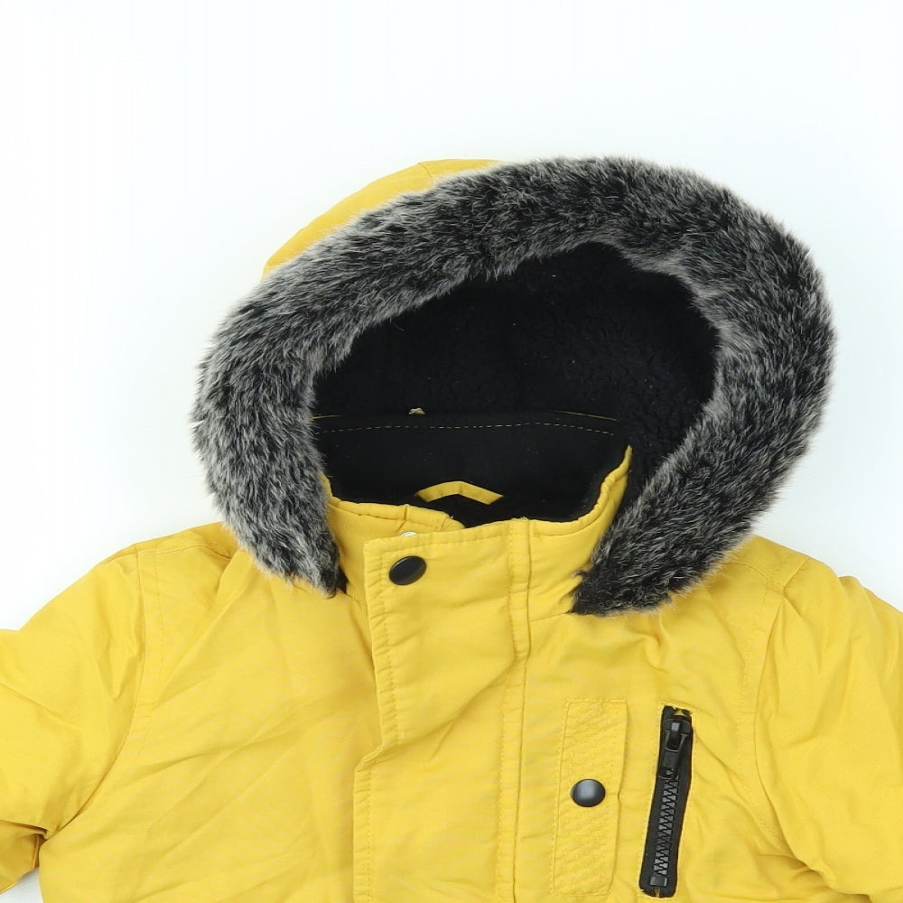 TU Boys Yellow   Basic Coat Coat Size 2 Years