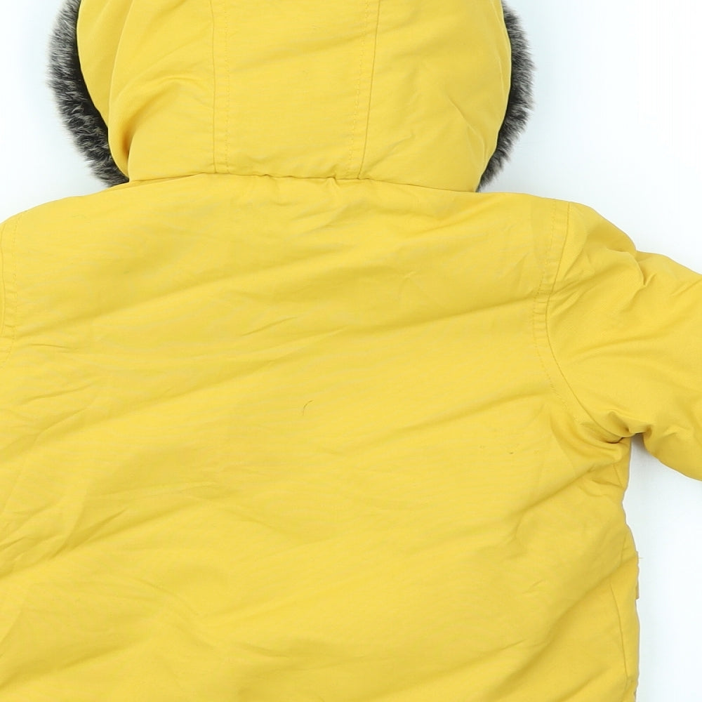 TU Boys Yellow   Basic Coat Coat Size 2 Years