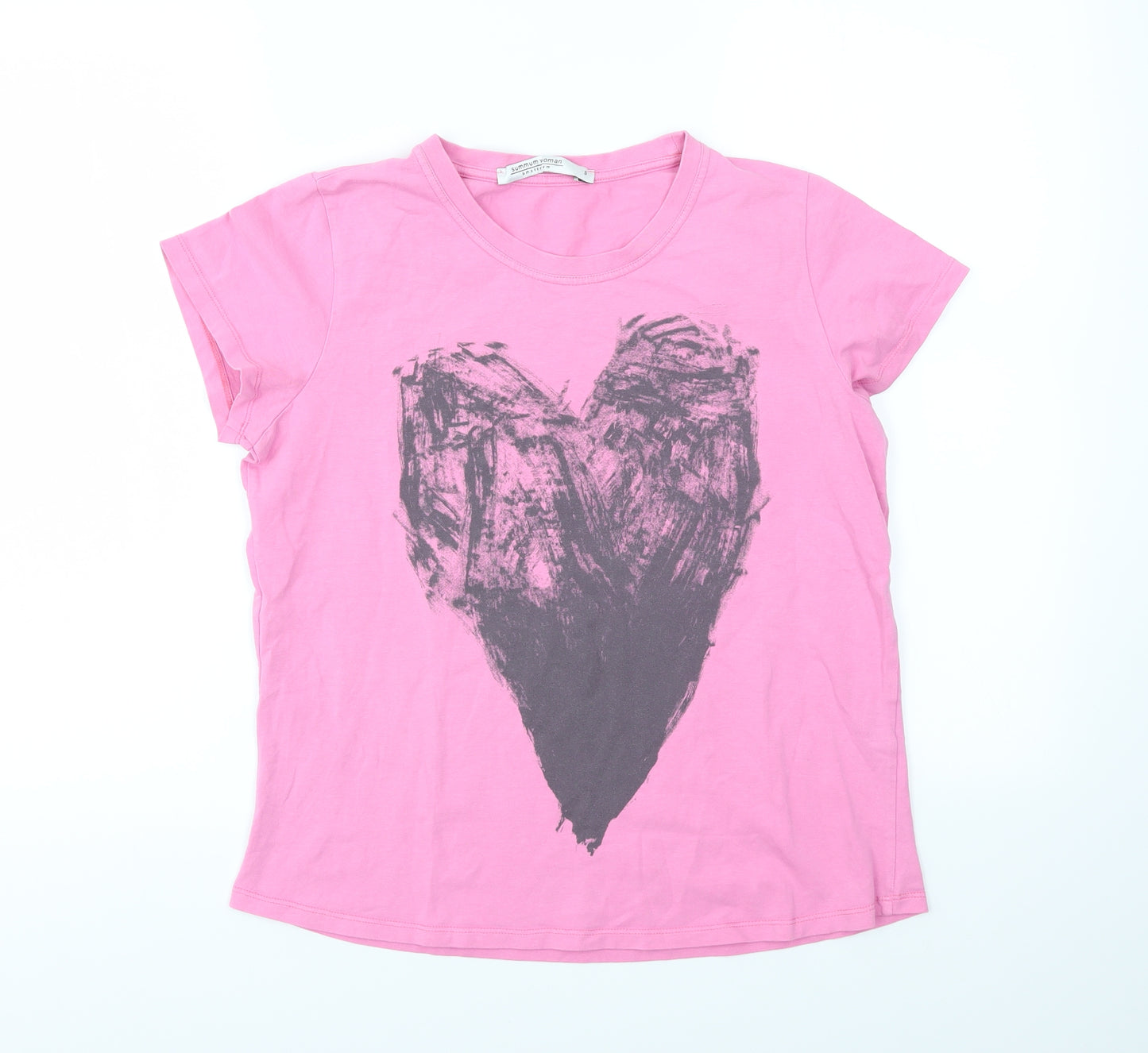 summum WOMEN Womens Pink   Basic T-Shirt Size S