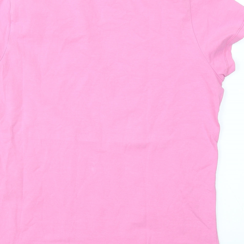 summum WOMEN Womens Pink   Basic T-Shirt Size S