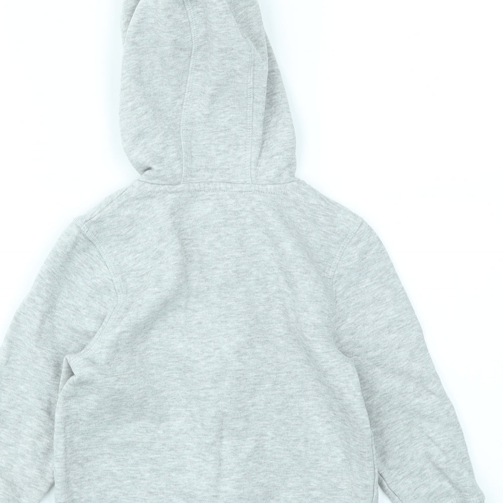 George Boys Grey   Full Zip Hoodie Size 3-4 Years