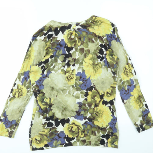 Cynthia Rowley Womens Multicoloured Geometric  Pullover Jumper Size S