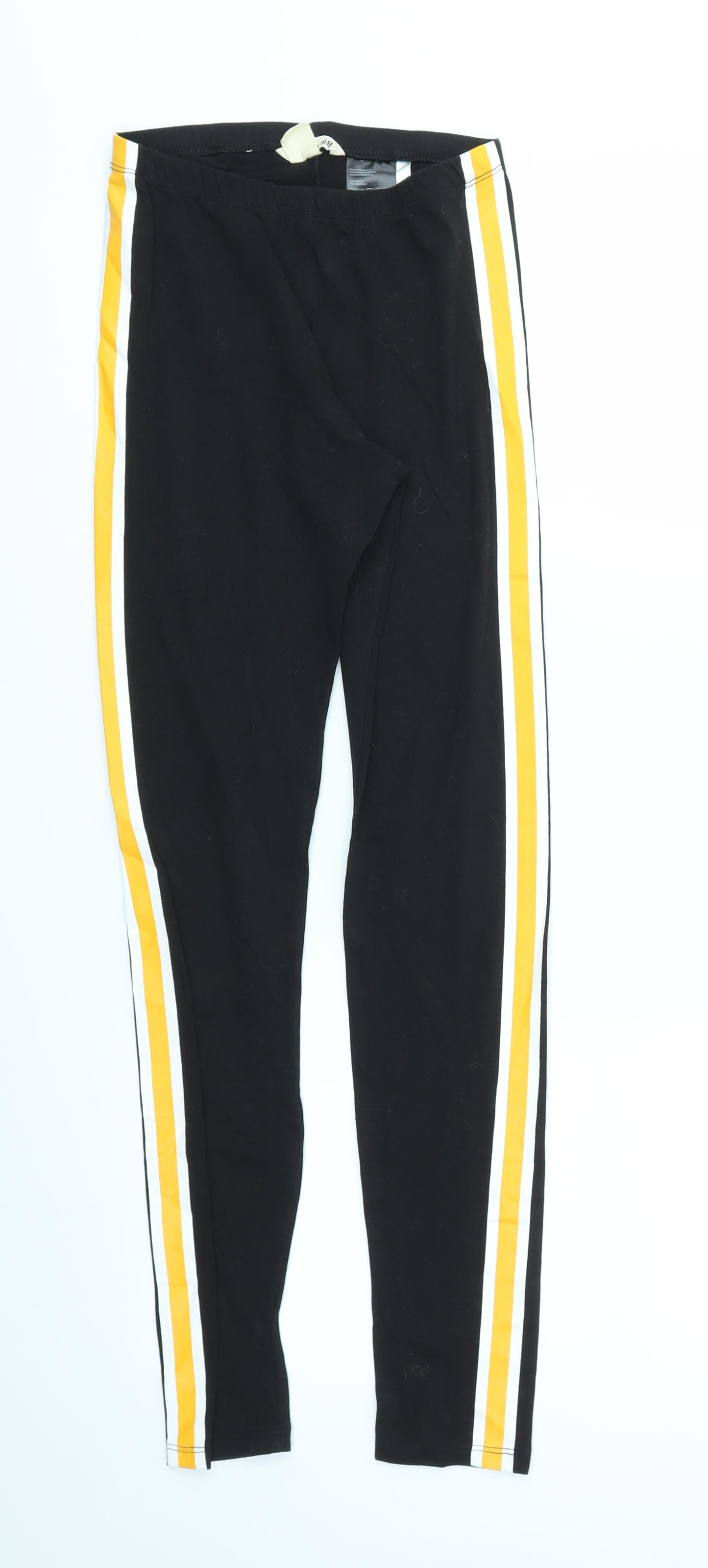 H&M Girls Black   Jegging Trousers Size 12-13 Years