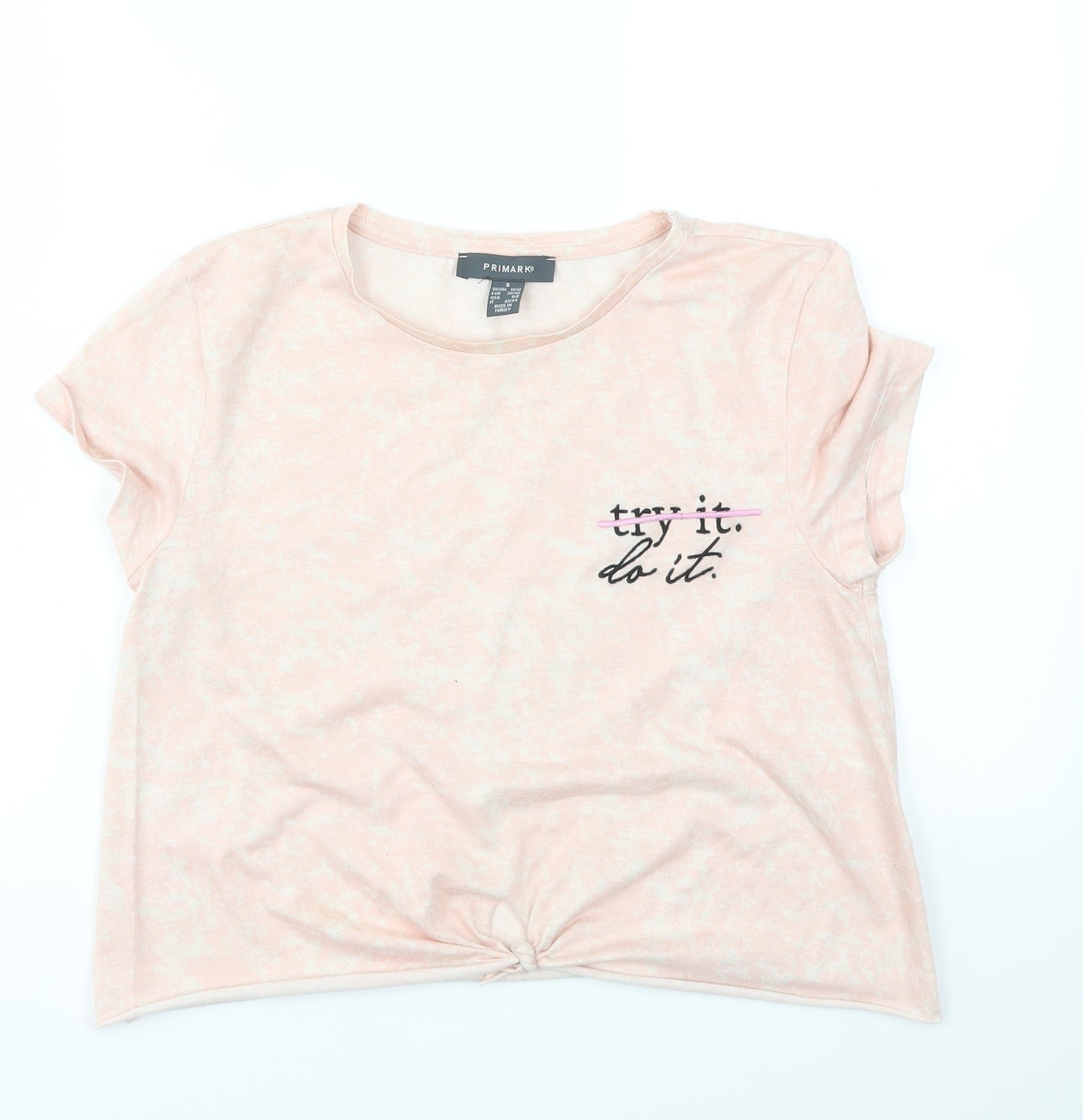 Primark Womens Pink   Basic T-Shirt Size S