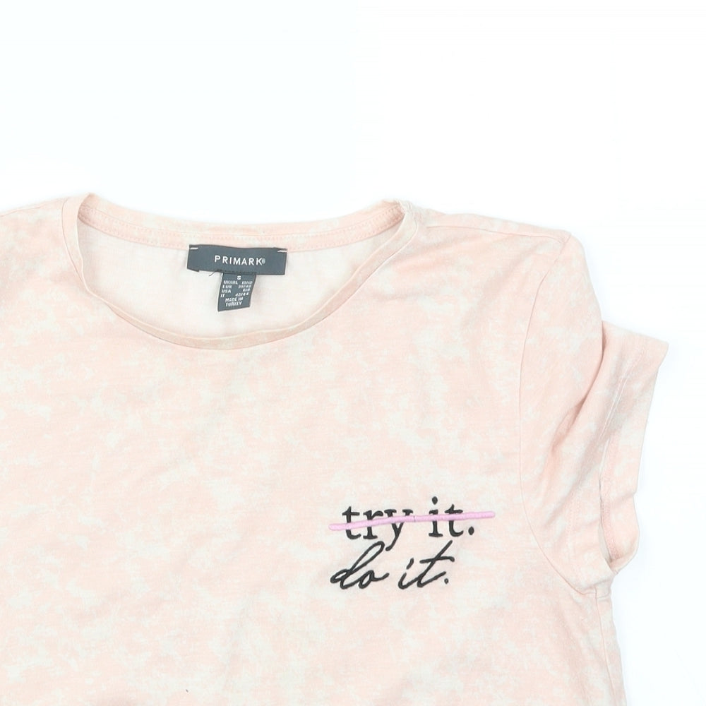 Primark Womens Pink   Basic T-Shirt Size S