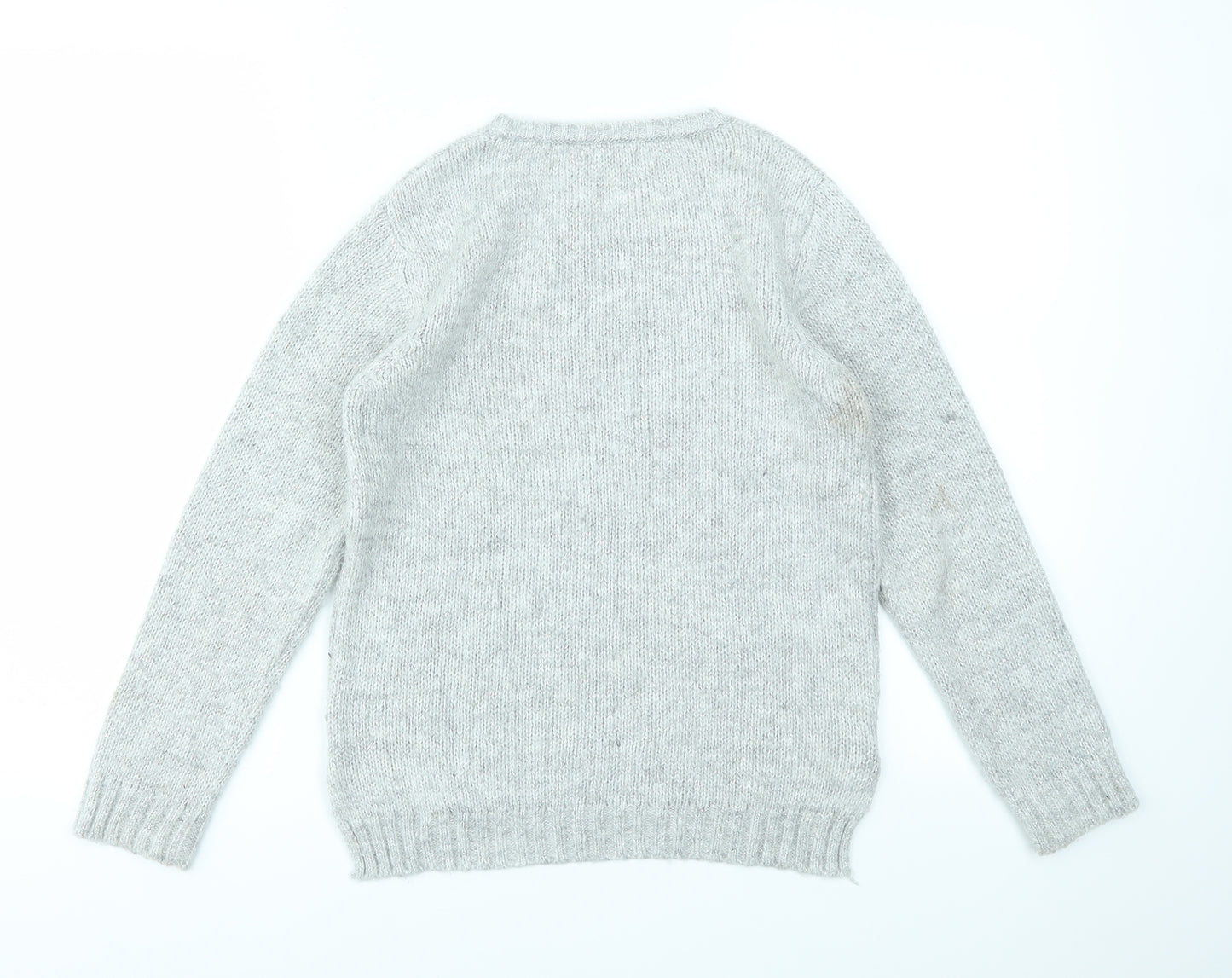 NEXT Girls Grey   Pullover Jumper Size 11 Years