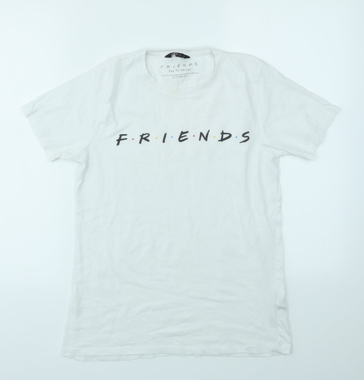 New Look Womens White   Basic T-Shirt Size 10