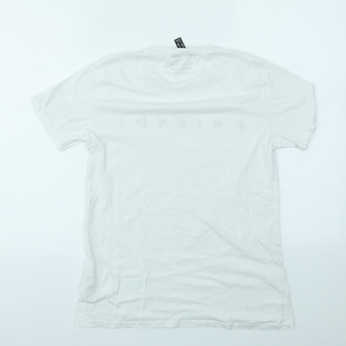 New Look Womens White   Basic T-Shirt Size 10