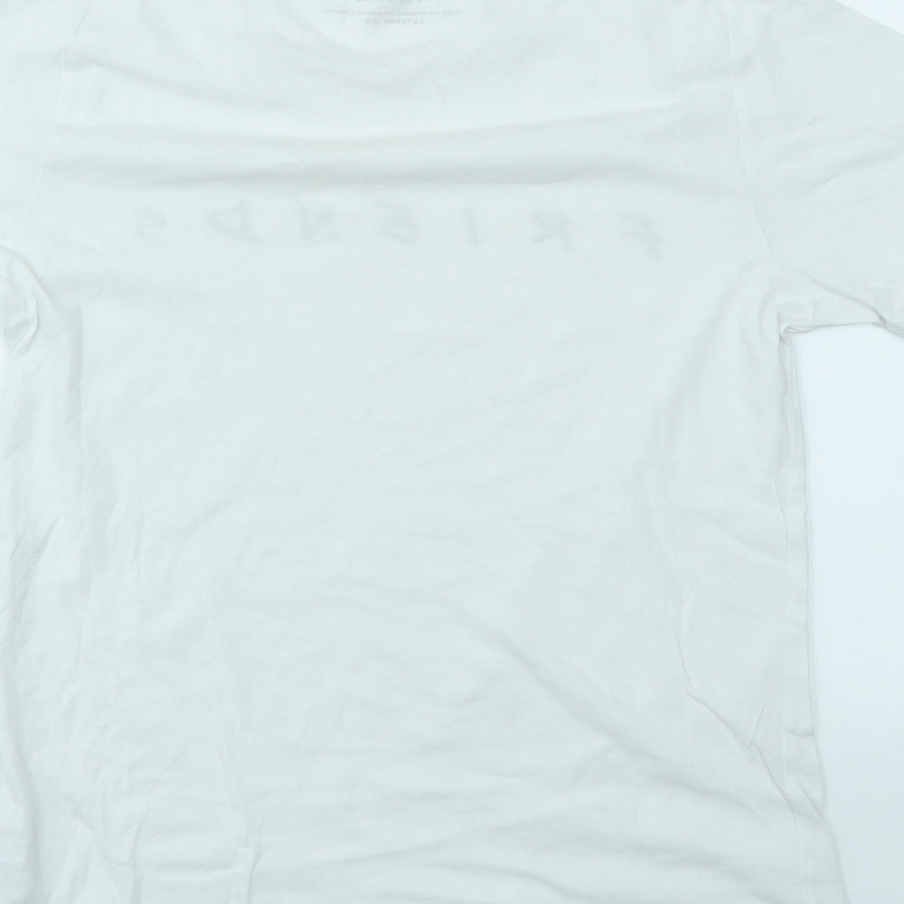 New Look Womens White   Basic T-Shirt Size 10