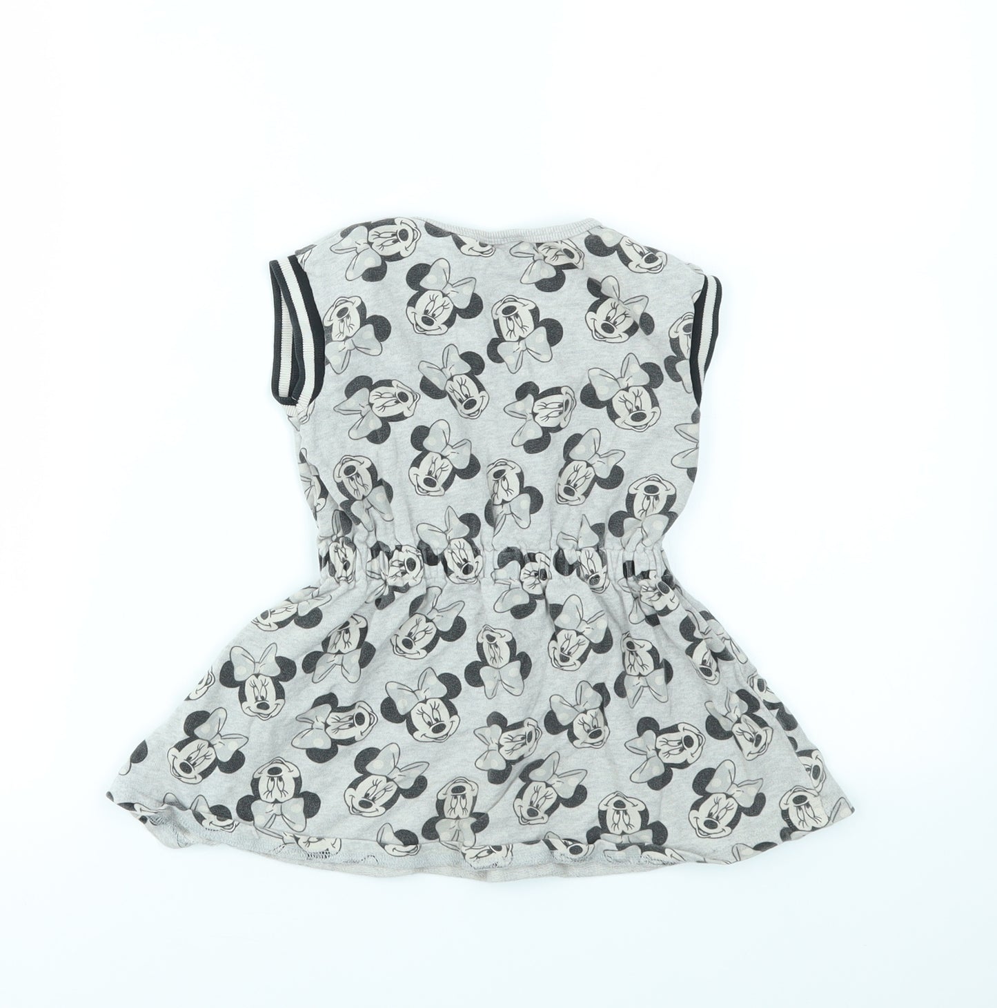 NEXT Girls Grey Animal Print  Fit & Flare  Size 12-18 Months
