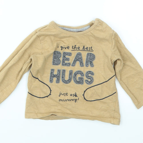 George Baby Brown   Basic T-Shirt Size 6-9 Months