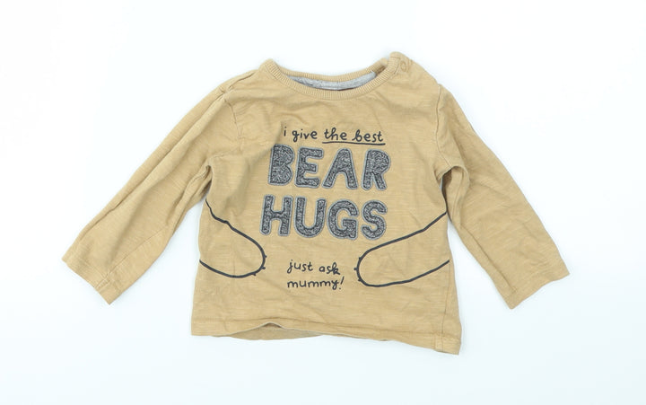 George Baby Brown   Basic T-Shirt Size 6-9 Months