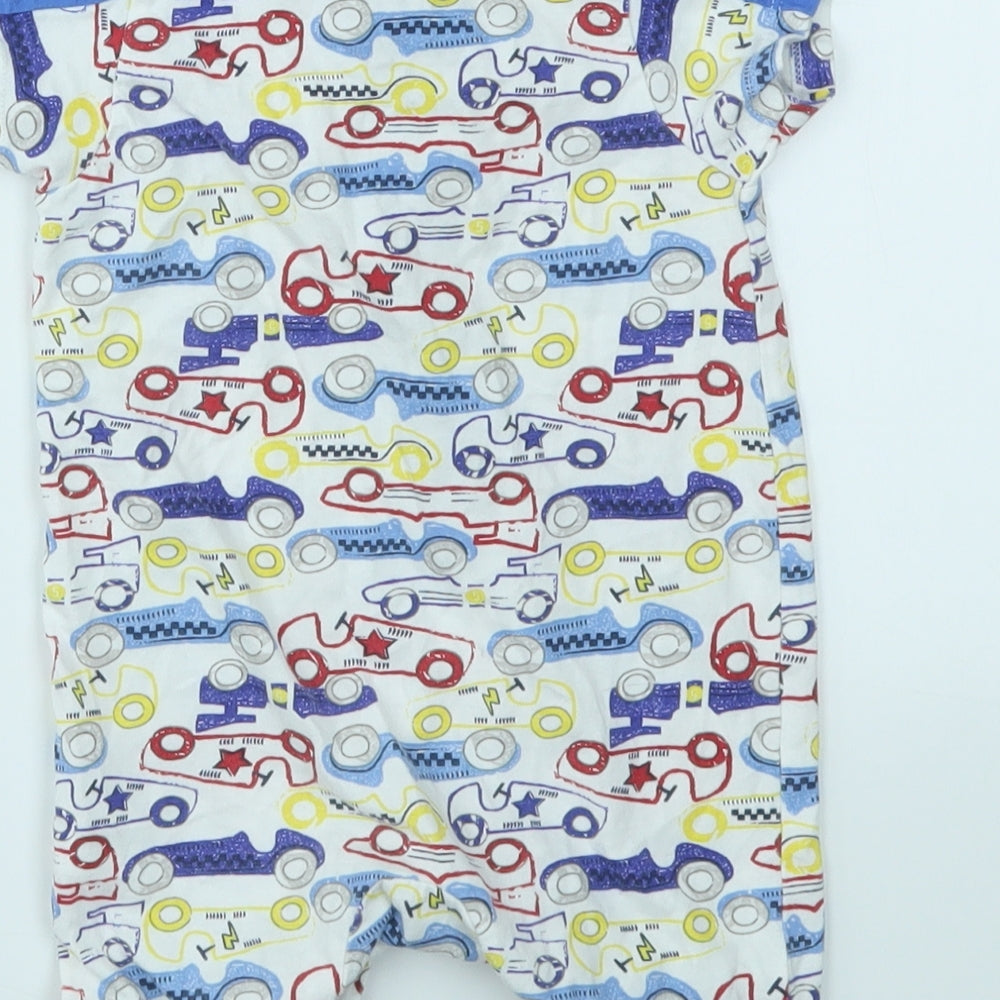 Matalan Boys Multicoloured Geometric  Babygrow One-Piece Size 6-9 Months