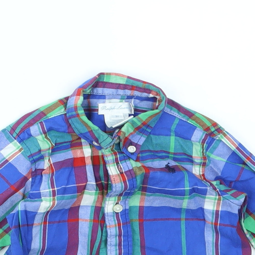 Ralph Lauren Boys Multicoloured   Basic Button-Up Size 9-12 Months