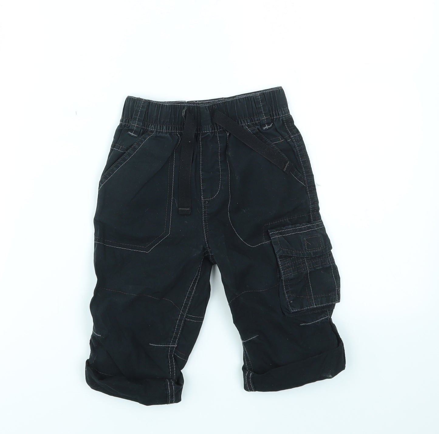 NEXT Boys Black   Capri Trousers Size 12-18 Months