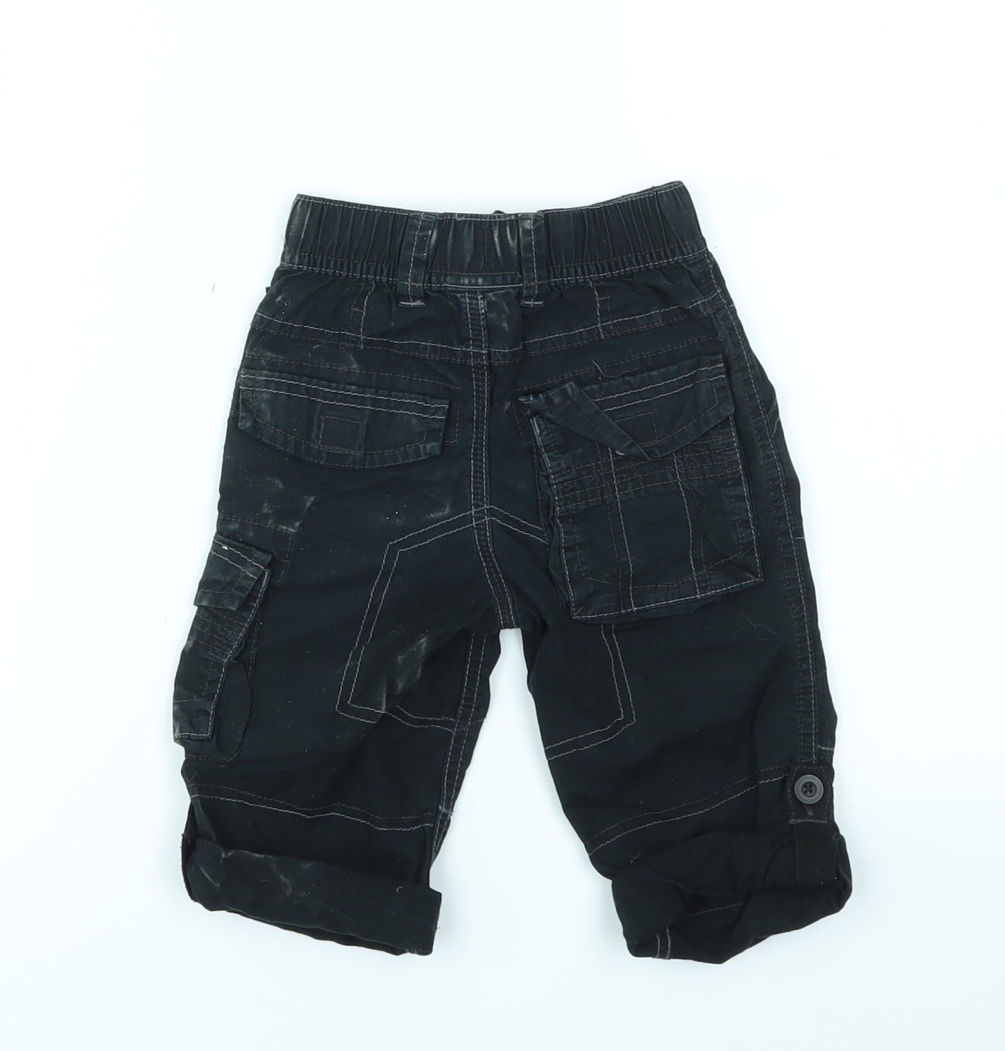 NEXT Boys Black   Capri Trousers Size 12-18 Months