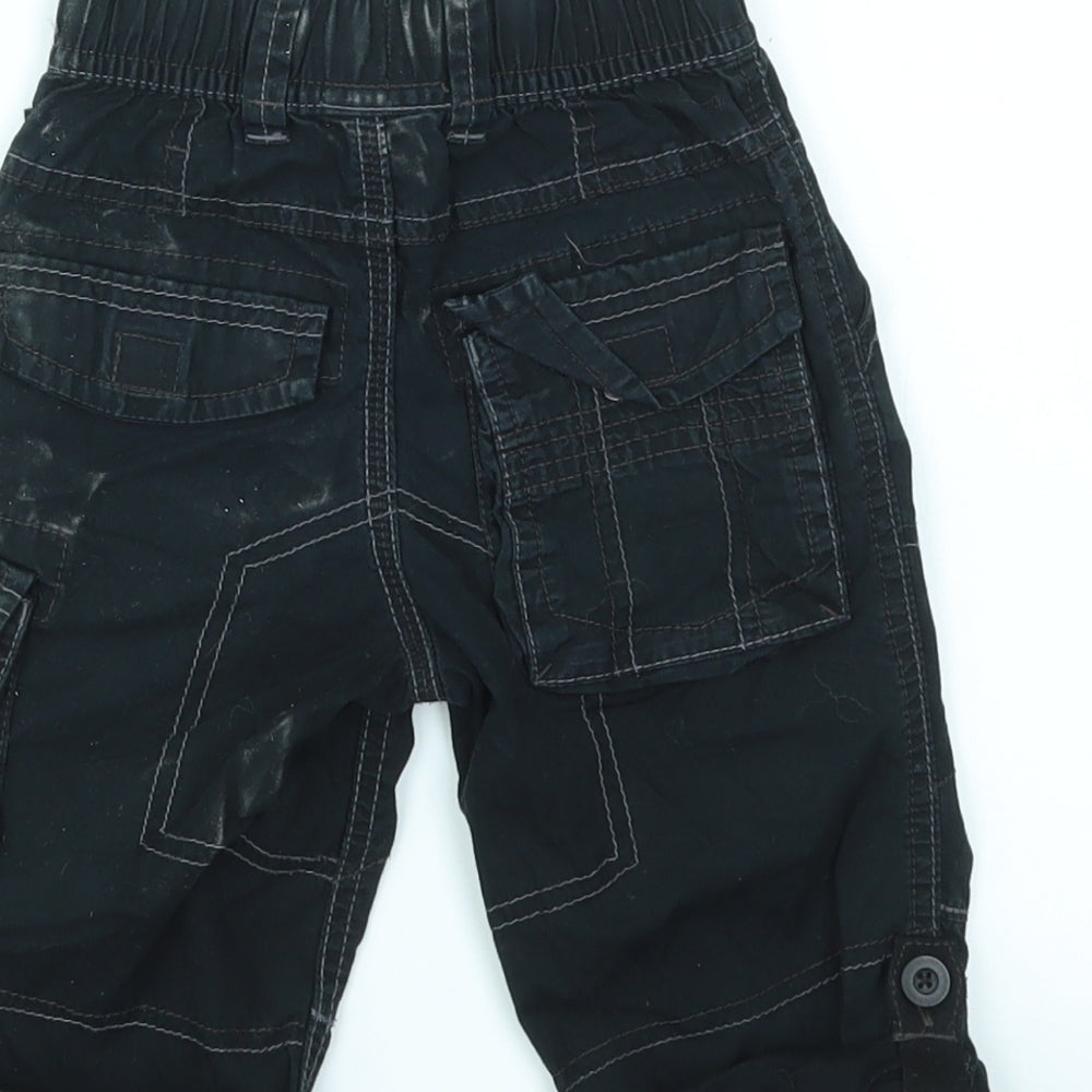 NEXT Boys Black   Capri Trousers Size 12-18 Months