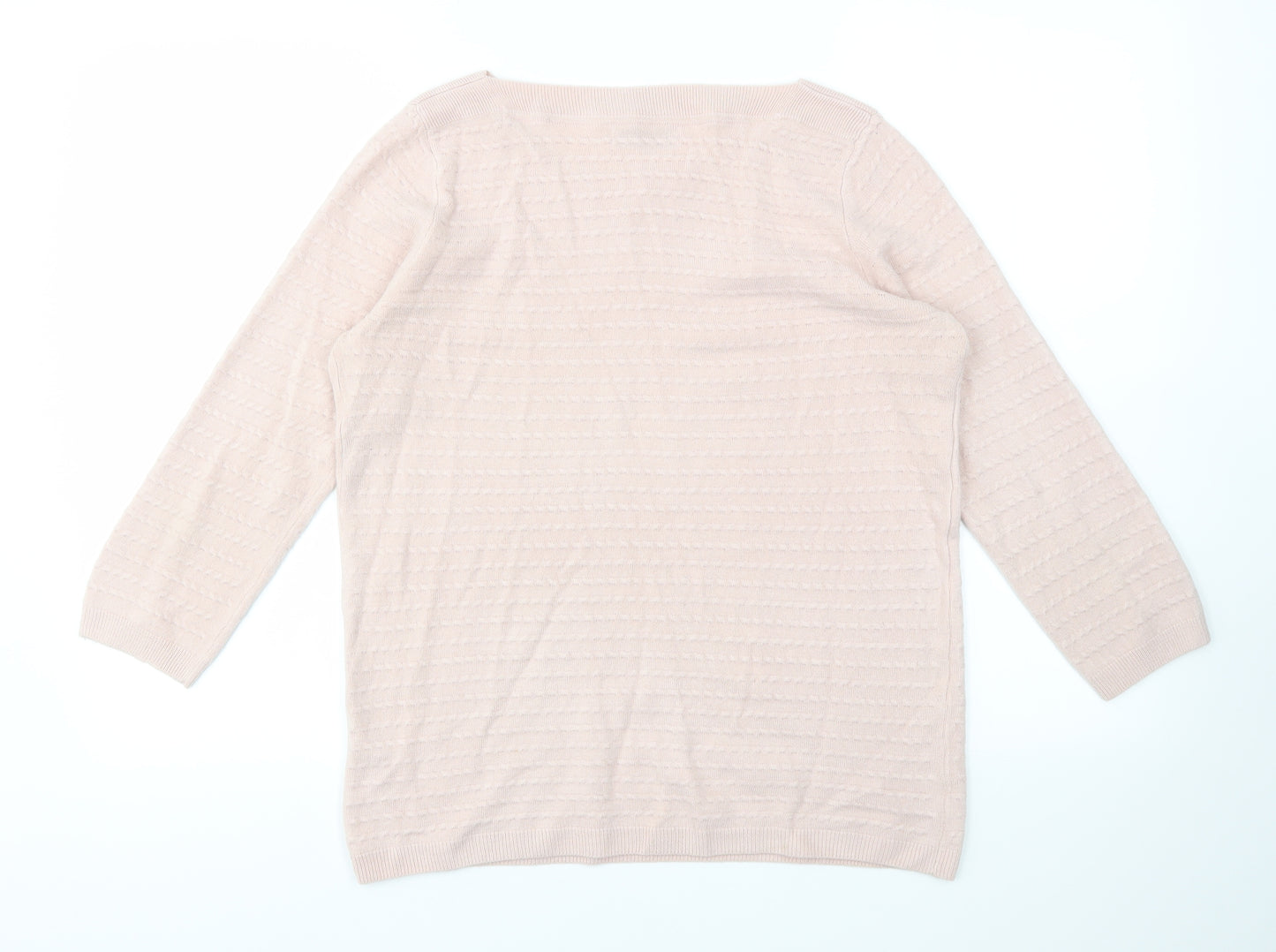 M&S Womens Pink   Pullover Jumper Size 14