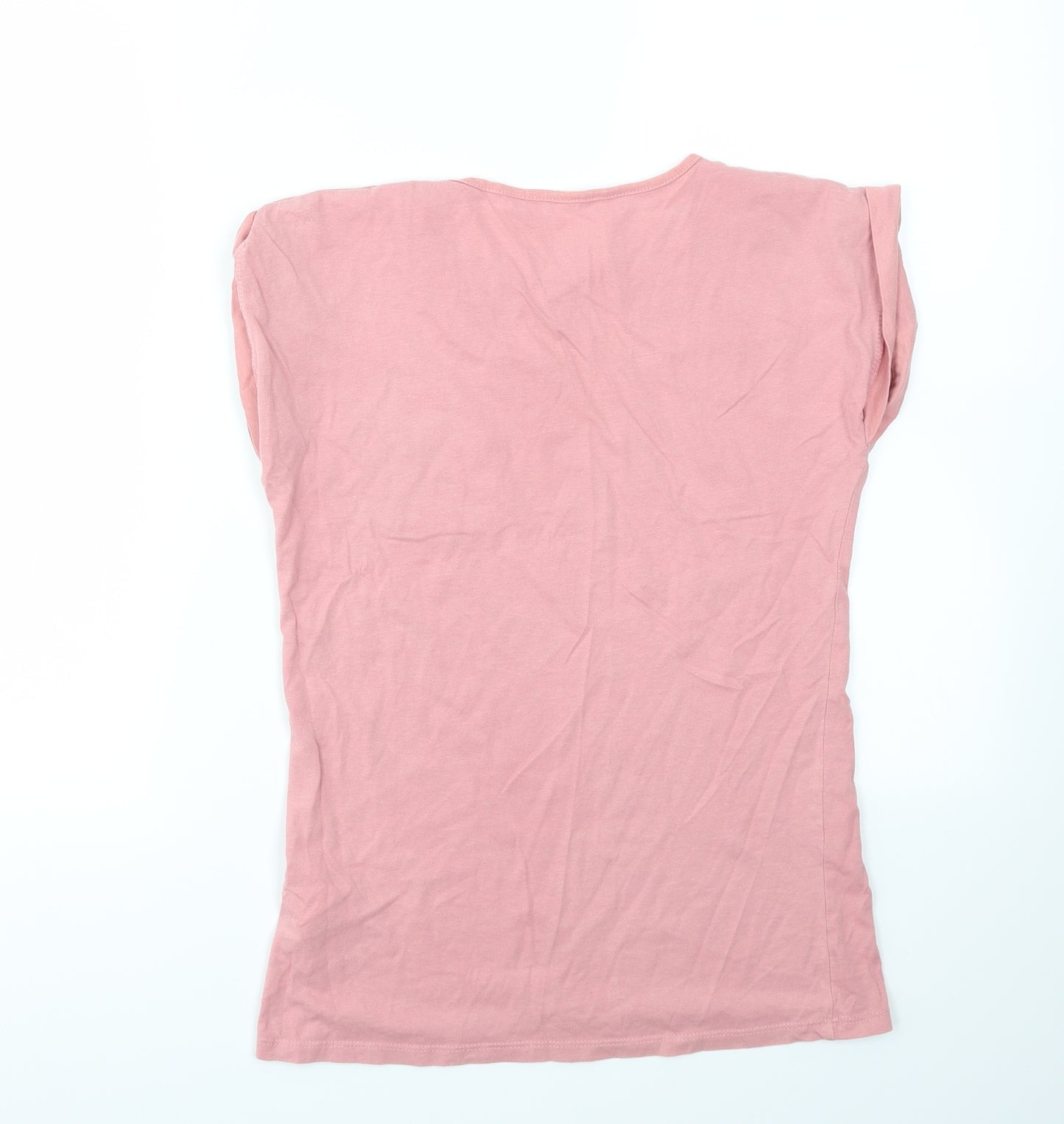 MISS EVIE Girls Pink   Basic T-Shirt Size 13-14 Years
