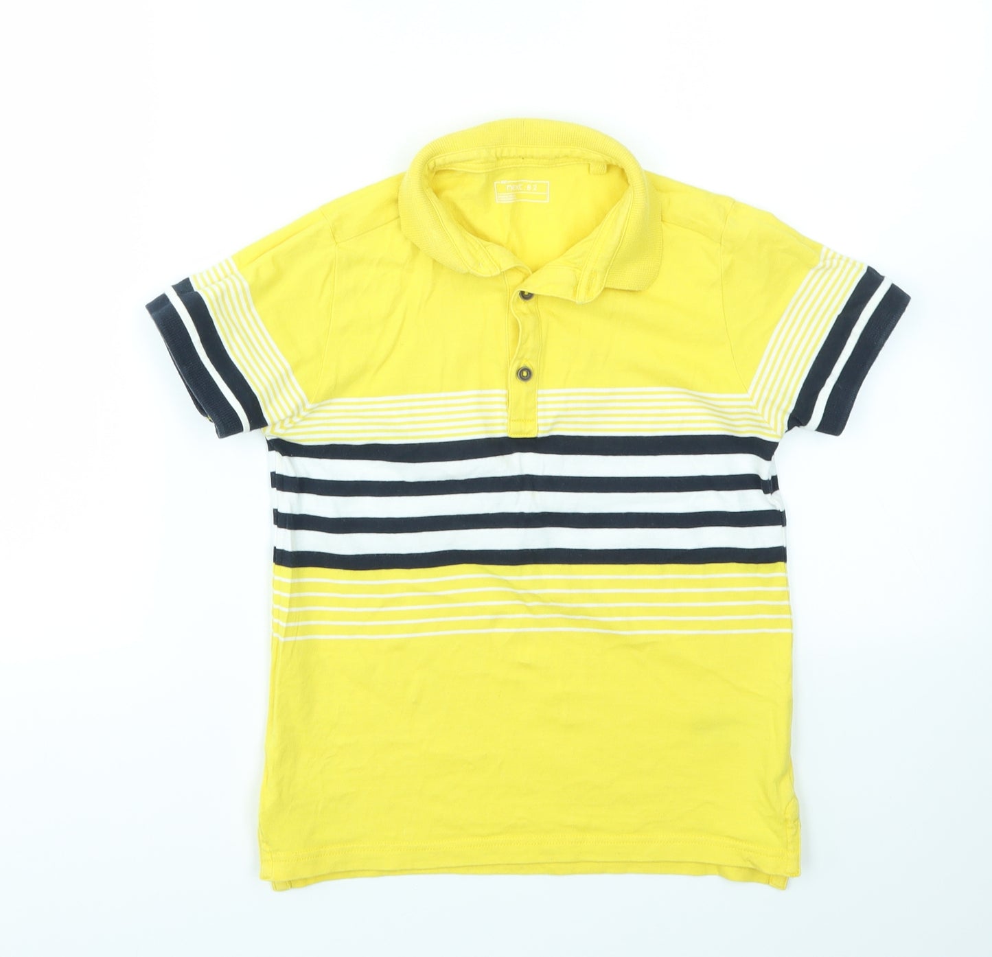 NEXT Boys Yellow   Basic T-Shirt Size 7 Years