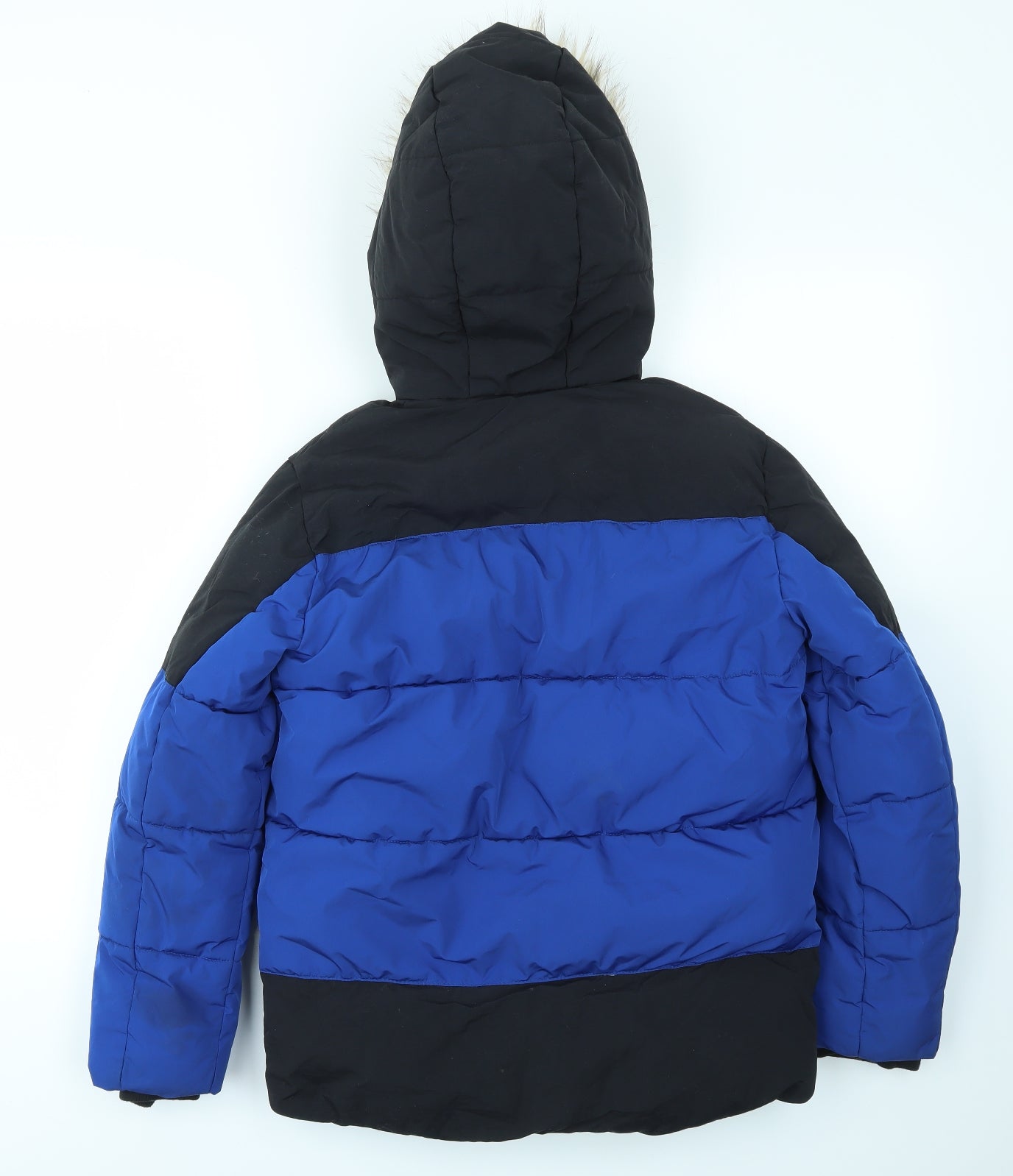 George Boys Blue   Basic Coat Coat Size 11-12 Years