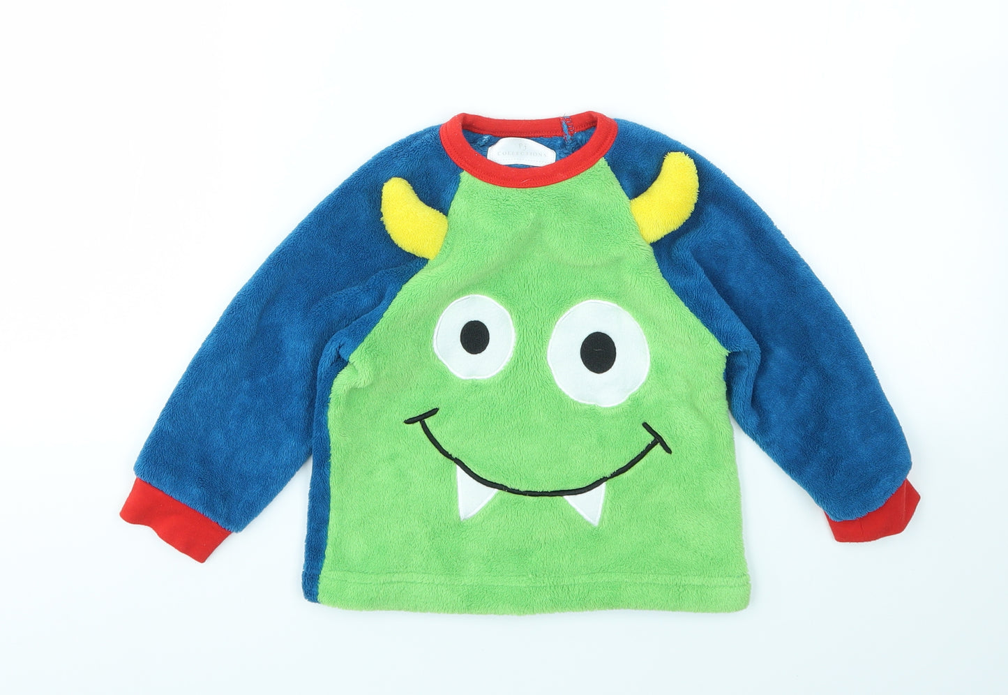 COLLECTION  Boys Multicoloured Animal Print   Pyjama Top Size 3-4 Years