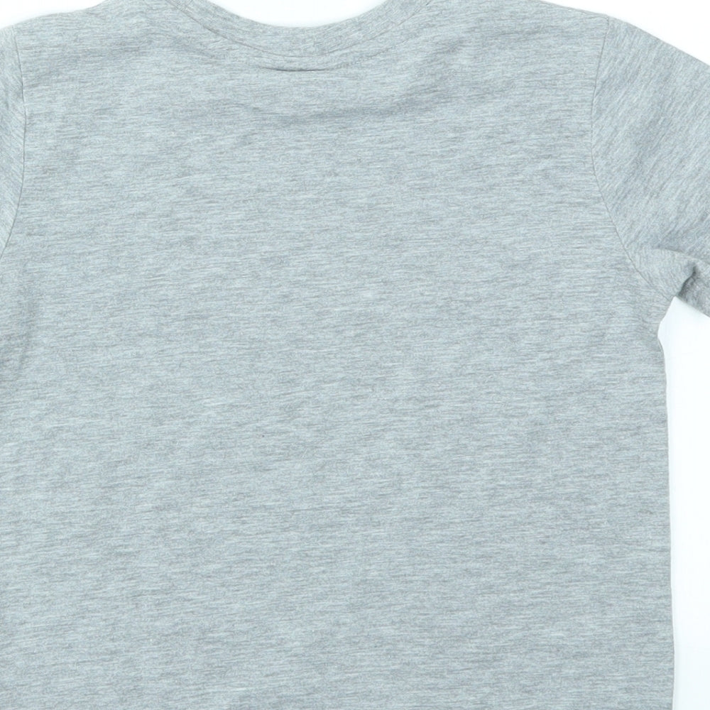 Disney Boys Grey   Basic T-Shirt Size 6 Years