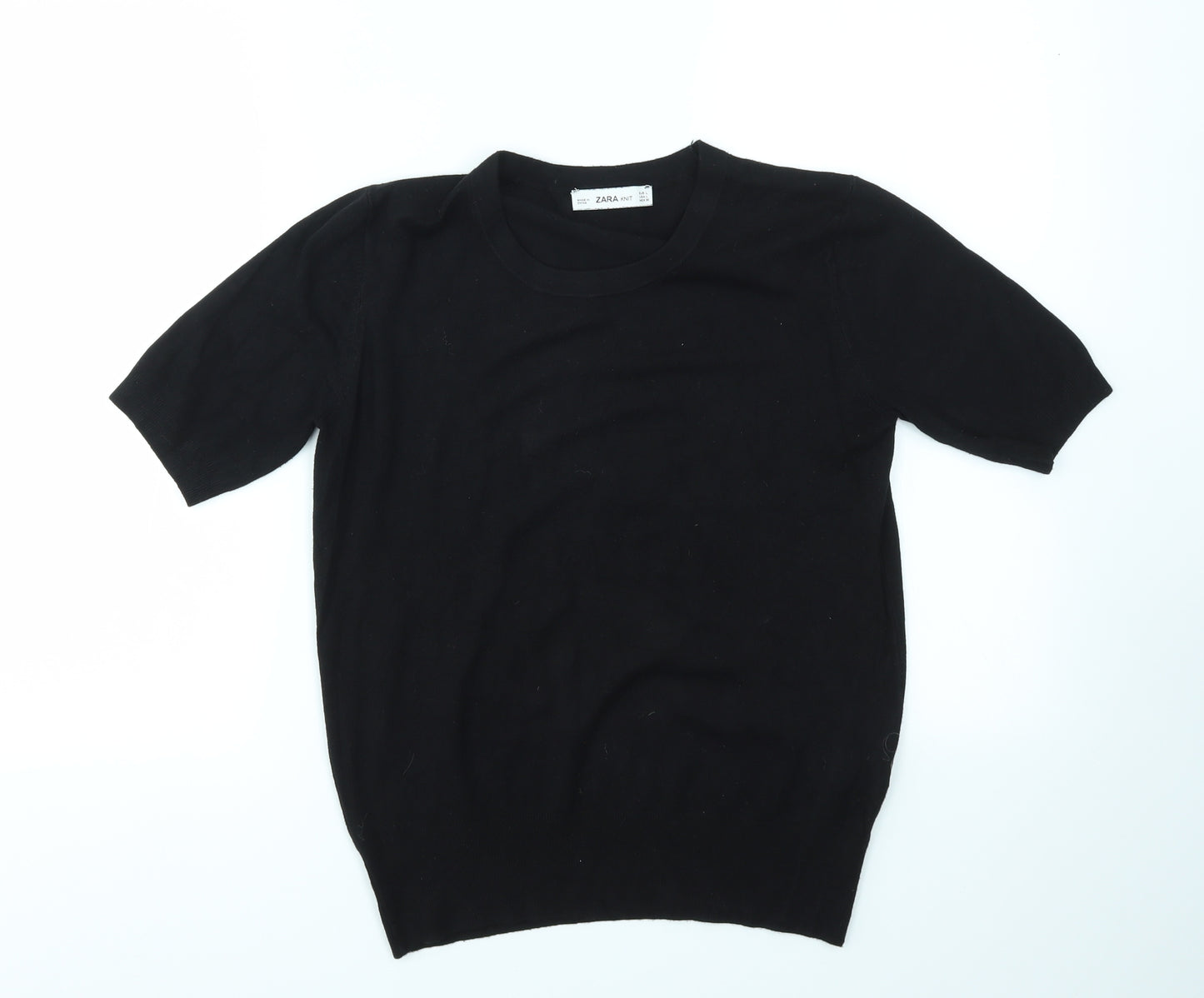 Zara Womens Black   Pullover Jumper Size L