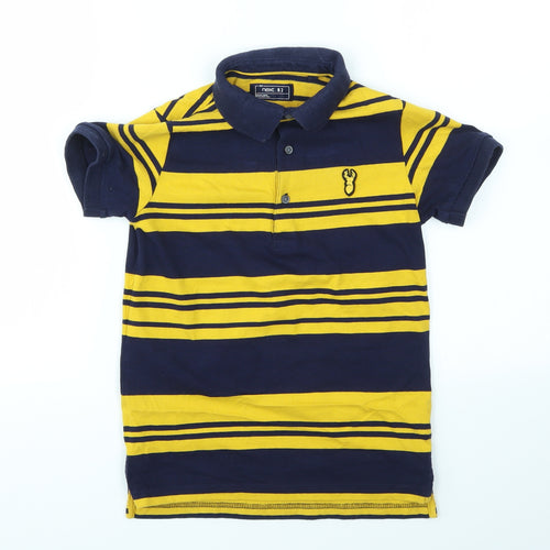 NEXT Boys Multicoloured Striped  Basic T-Shirt Size 8 Years