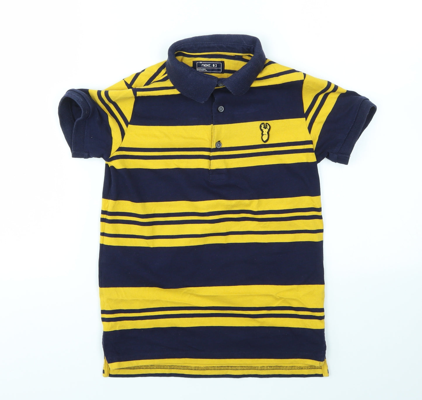 NEXT Boys Multicoloured Striped  Basic T-Shirt Size 8 Years