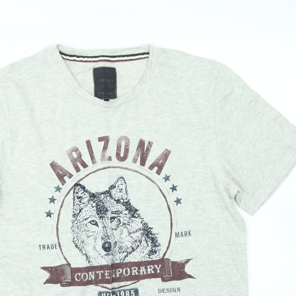 PRODUCT Mens Grey    T-Shirt Size L