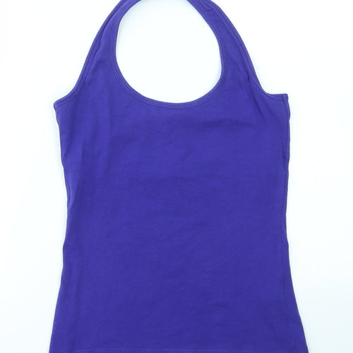 EVIE Womens Purple   Basic T-Shirt Size 8