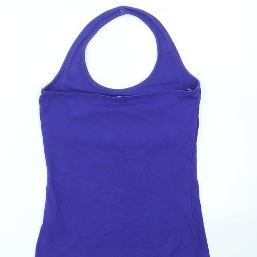 EVIE Womens Purple   Basic T-Shirt Size 8