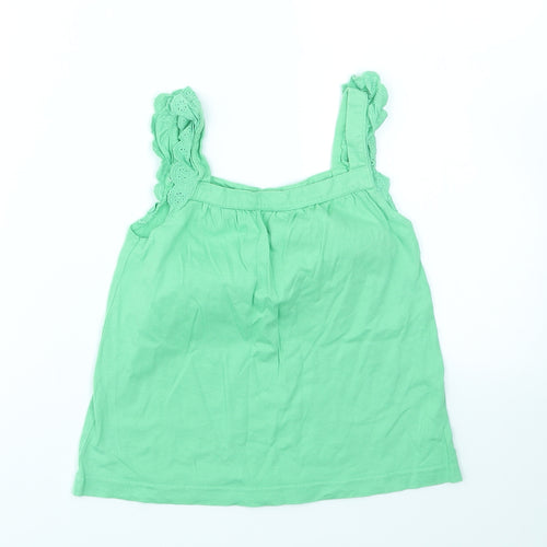 Girl 2 Girl  Girls Green   Basic T-Shirt Size 5-6 Years