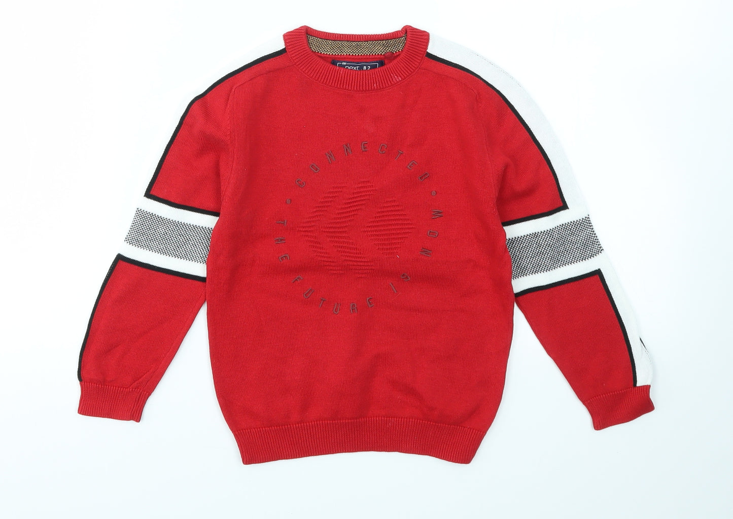 NEXT Boys Red   Pullover Sweatshirt Size 4 Years
