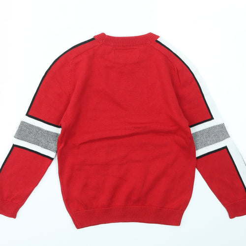 NEXT Boys Red   Pullover Sweatshirt Size 4 Years